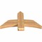 Ekena Millwork Bellingham Timber Gable Bracket, Western Red Cedar, 36"W x 19"H x 3 1/2"D x 5 1/2"F, 13/12 Pitch GBW036X19X0406BEL00SWR - alternate 5